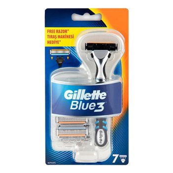 Gillette Blue-3 Makine 1 Up + 7 Li Yedek